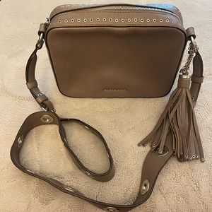 Michael Kors Camera Bag Purse - Gray w/Grommets
